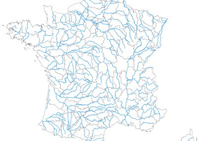 cartographie fond de carte gratuit vierge france principales rivières