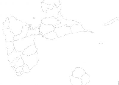 cartographie fond de carte gratuit vierge guadeloupe dom-tom communes