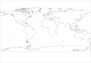 cartographie fond de carte gratuit vierge monde