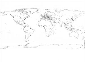 cartographie fond de carte gratuit vierge monde villes