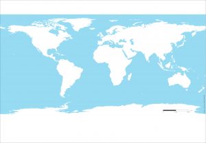 cartographie fond de carte gratuit vierge monde et océan couleur