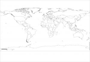 cartographie fond de carte gratuit vierge monde pays