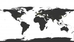 cartographie fond de carte gratuit vierge monde aires urbaines couleur