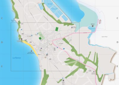 Plan de la commune de Saint-Suliac