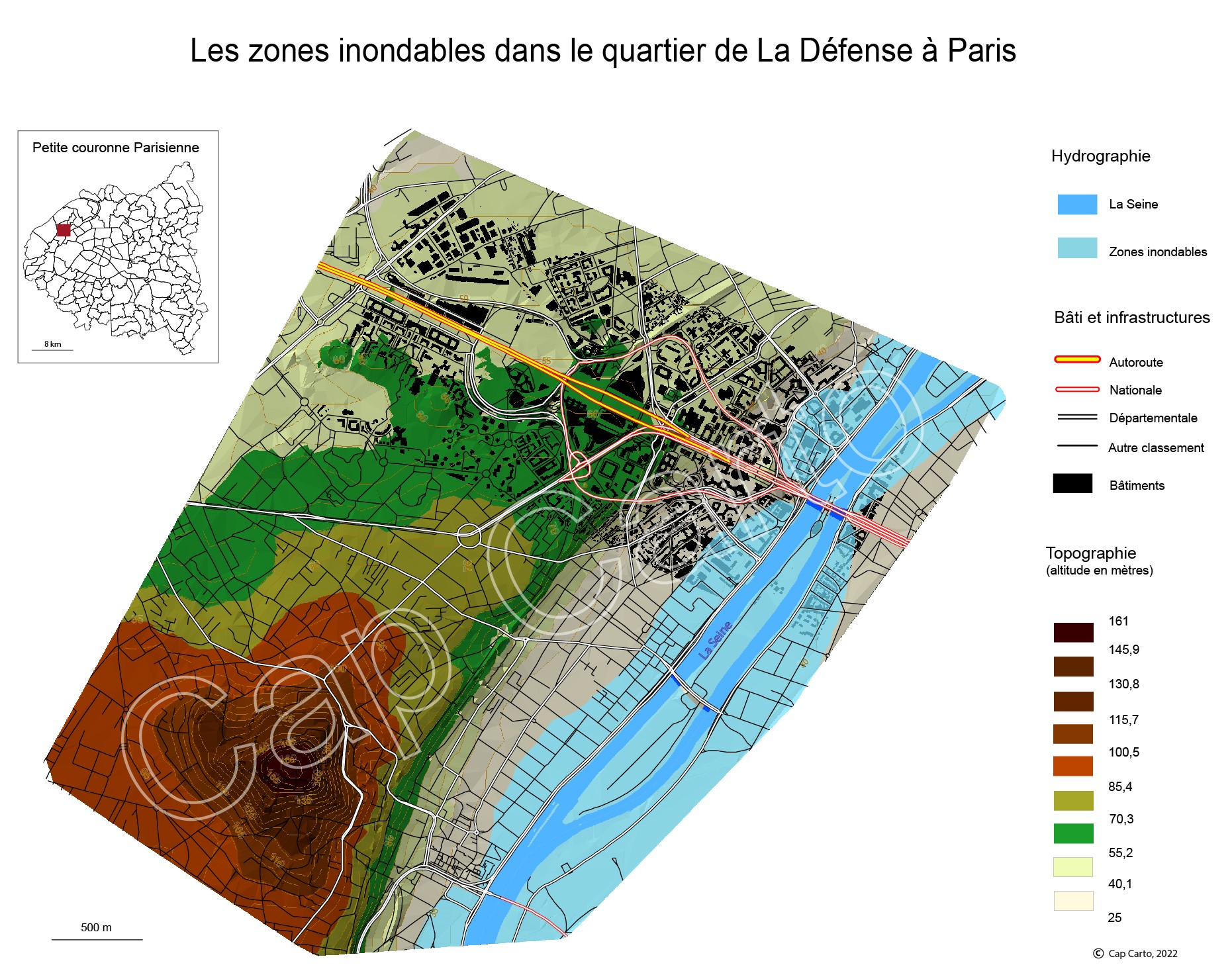Analyse spatiale du territoire et étude de problématiques cap carto cartographie