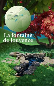 carte pictographie 3D fontaine Jouvence Brocéliande carte touristique cap carto brochure touristique