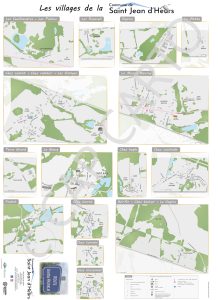 Plan de commune , plan de ville de Saint Jean d'Heurs , Cap Carto , cartographe